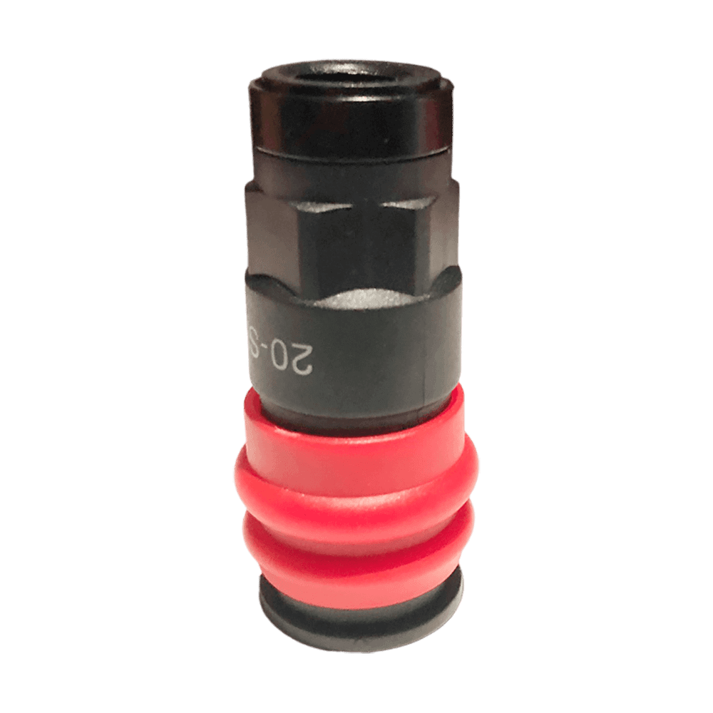 HRS-820SF Композитное пневматическое быстроразъёмное соединение, вн. резьба F 1/4"