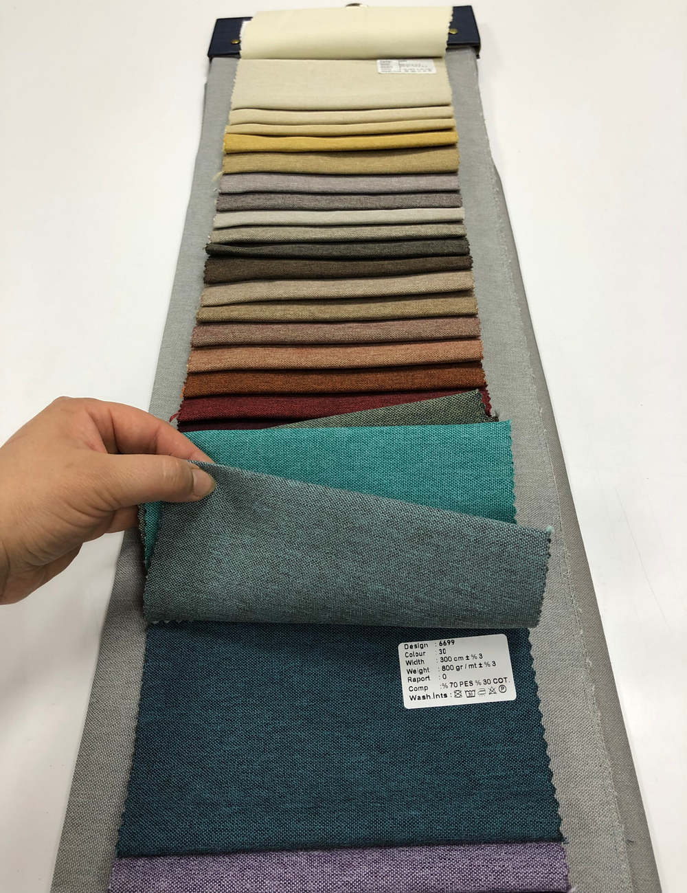 Портьерная ткань лен Megara арт. 6699