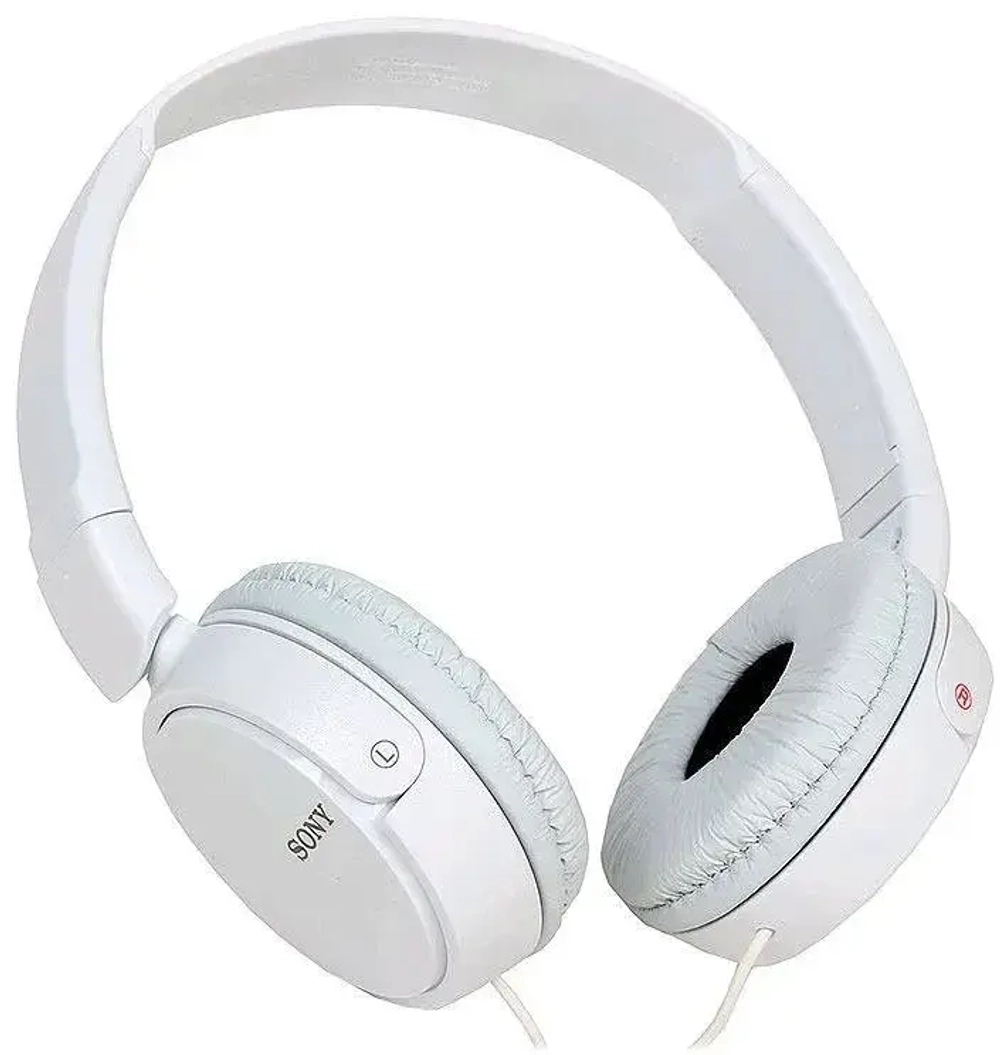 Полноразмерные проводные наушники SONY MDR-ZX110AP, белый