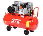 Компрессор поршневой ременной 380В 300л/мин. ресивер-100л одноступенчатый GTE