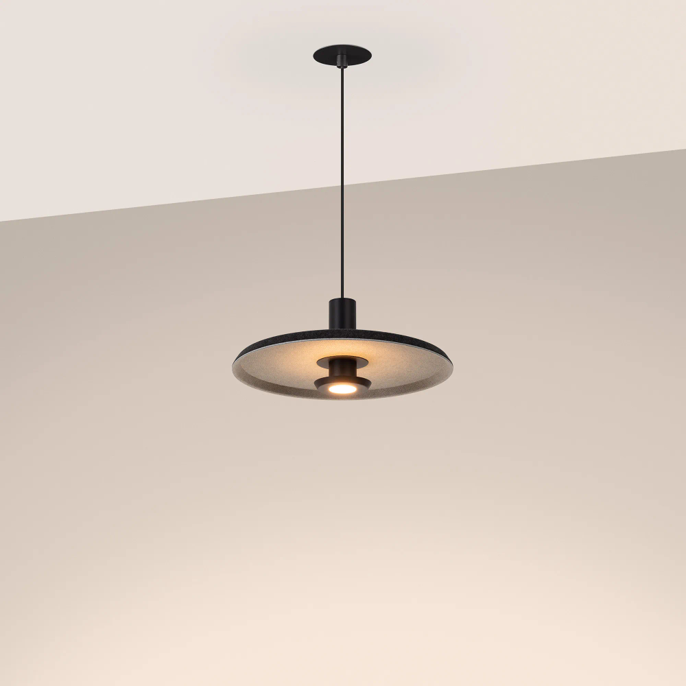 Светильник SP-KOTARO-R350-12W Warm3000 (BK-GR, 36 deg, 230V, TRIAC) (Arlight, IP20 Фетр, 3 года) 057223