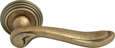 Ручка дверная RAP-CLASSIC-L 6 бронза старая матовая