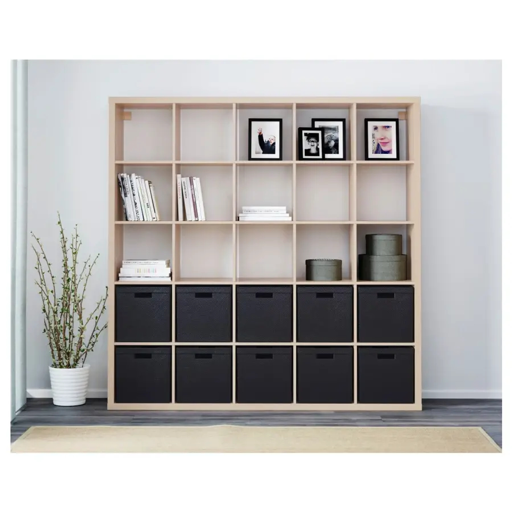 Стеллаж 25 ячеек - IKEA KALLAX, 147х147 см, под беленый дуб, КАЛЛАКС ИКЕА