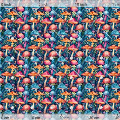 Фантастические грибы  by KabolovaPatternDesign 811 DPI