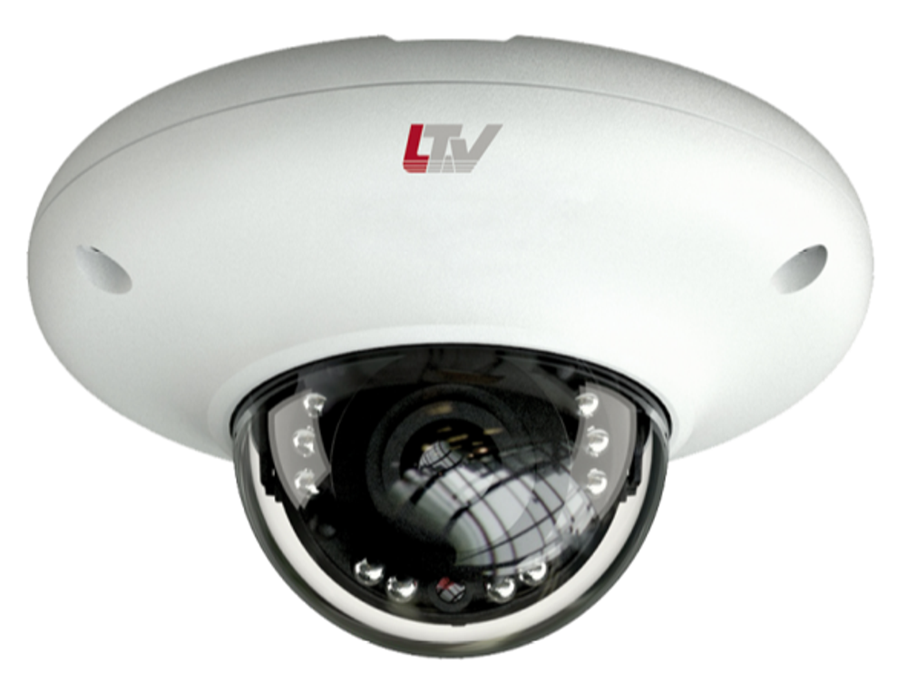 LTV-2CNM20-F36 Видеокамера IP уличная, купольная, 2.8, 2 Мп, ИК 20 м, PoE, microSD