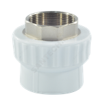 Муфта PP-R комбинированная белая Дн 50х2" ВР под ключ VALFEX 10134150