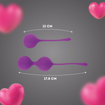 Набор фиолетовых шариков для вагинальной стимуляции (Цвет: фиолетовый)