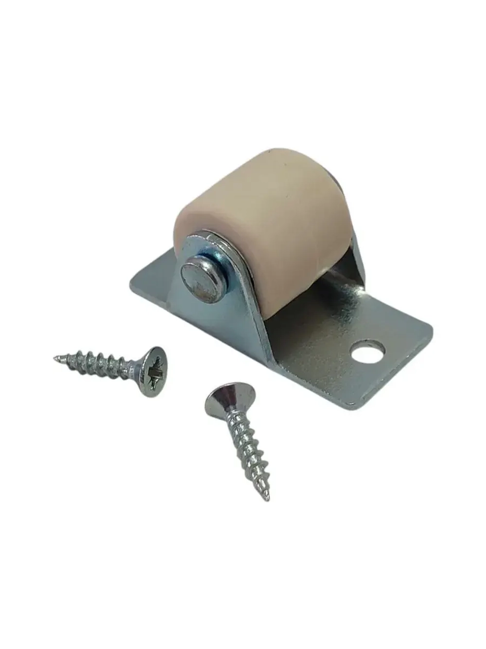 Белые колесики для мебели и дивана неповоротные