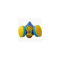 Полумаска Пульс-К, защитная, силикон, многоразовая