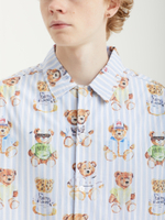 Мужская Рубашка Teddy Striped