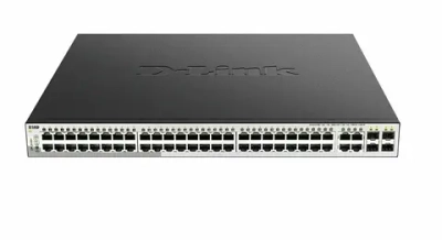 Коммутатор D-Link DGS-1210-52MP/F3A 48 порта 10/100/1000Base-T 4 комбо-порта 100/1000Base-T/SFP