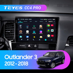 Teyes CC4 Pro 10,2" для Mitsubishi Outlander 2012-2018