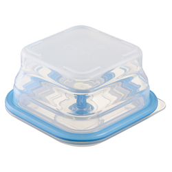 Контейнер для хранения складной 400мл Smart Solutions Silikobox квадратный