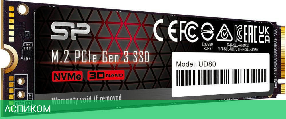 SSD диск Silicon-Power 1Tb UD80 (SP01KGBP34UD8005)