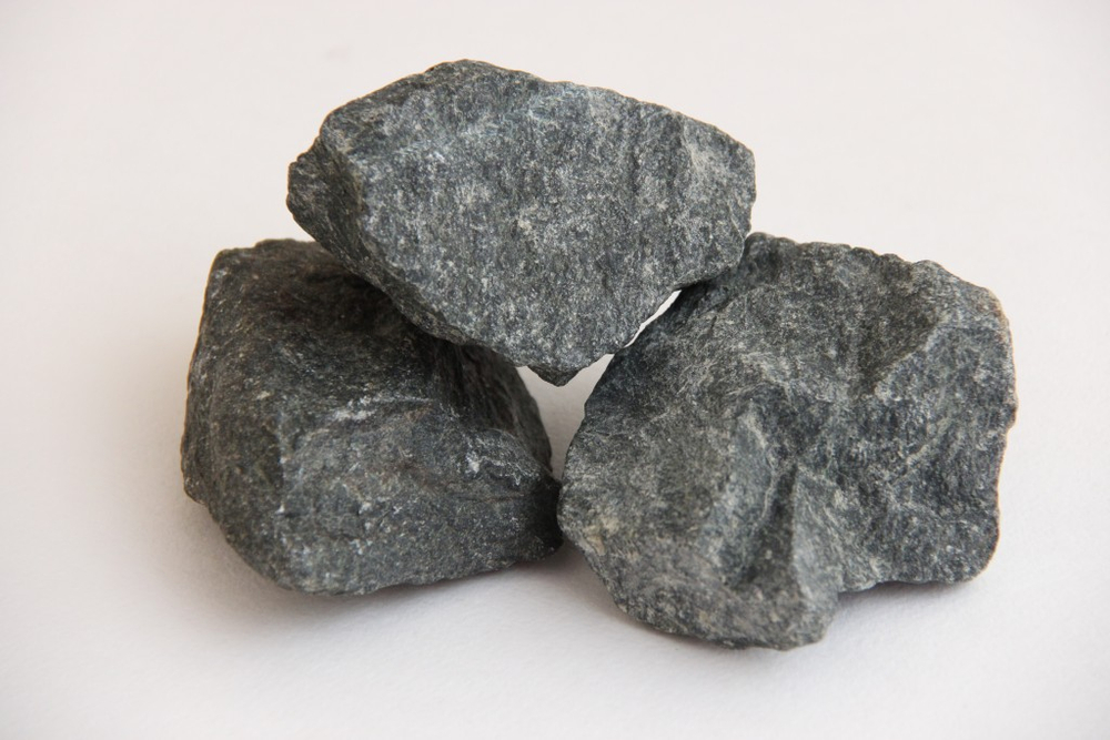 Камень для сауны Дунит (20кг) коробка,мытый