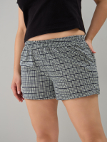 Шорты Н-141/клеточкасиний-зеленая