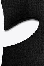 Длинное платье cut out из рельефной ткани
