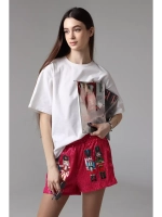 Шорты с пайетками летние