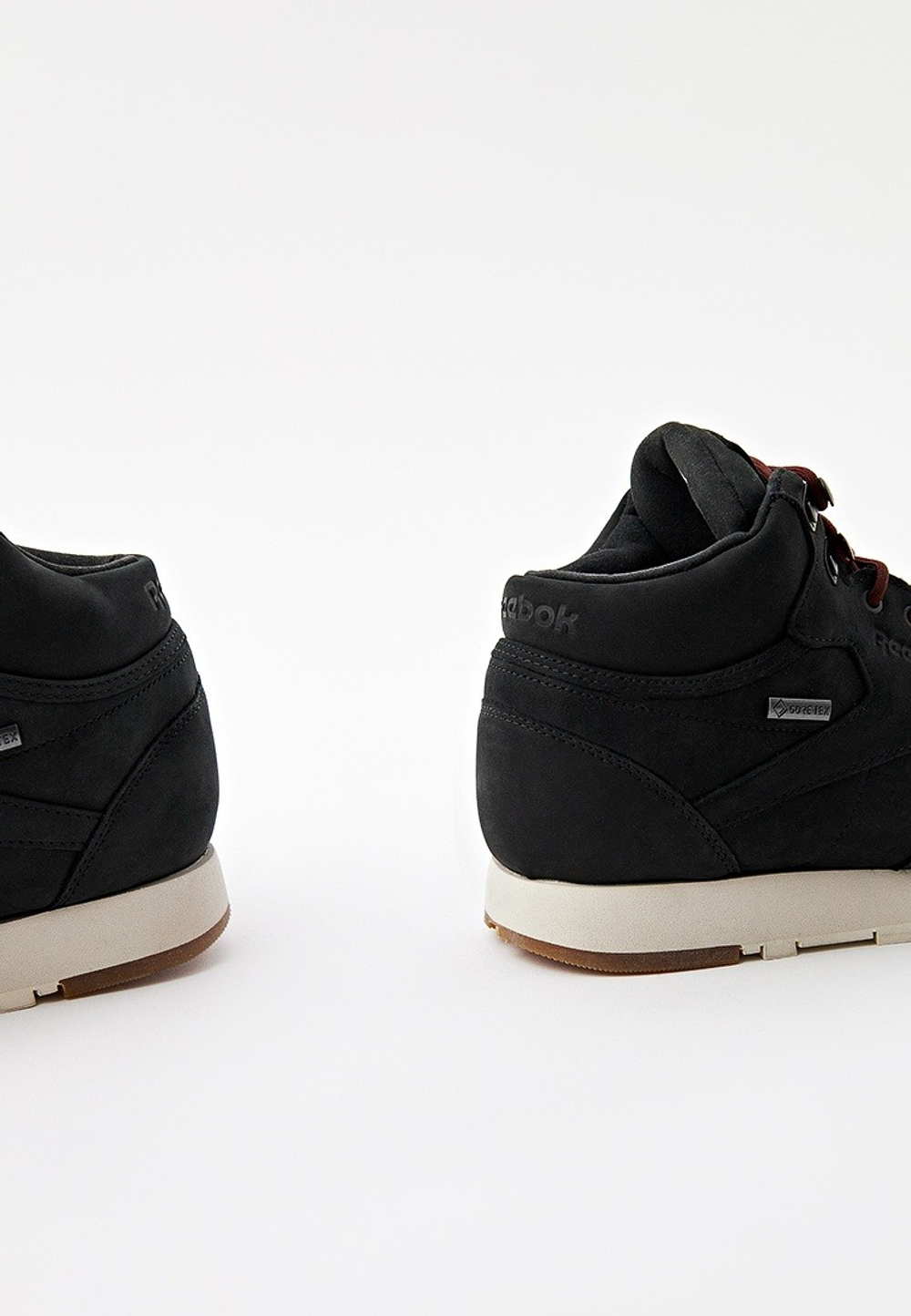 Кроссовки мужские REEBOK CL LTHR MID GTX-THI BLACK/PAPERWHITE-GUM
