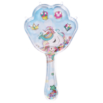 Расческа массажная детская «ФРАТТИ БУМ», единорожек Марли, форма лапка, 16*8см (блистер Ультрамарин)