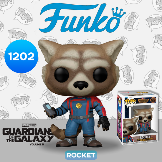 Фигурка Funko POP! Bobble Marvel Guardians Of The Galaxy 3 Rocket (1202) 67509