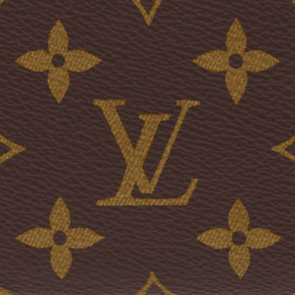 LOUIS VUITTON Clemence Wallet Monogram Fuchsia