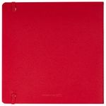 Скетчбук для акварели, 200 г/м2, 195х195 мм, среднее зерно, 20 л., сшивка, резинка, КРАСНЫЙ, BRAUBERG ART, 113258