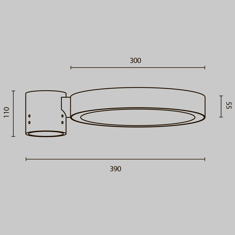 Парковый светильник Outdoor O472H-L50GF3K