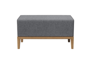 Банкетка Fjord 80 см (серый твид, бук)