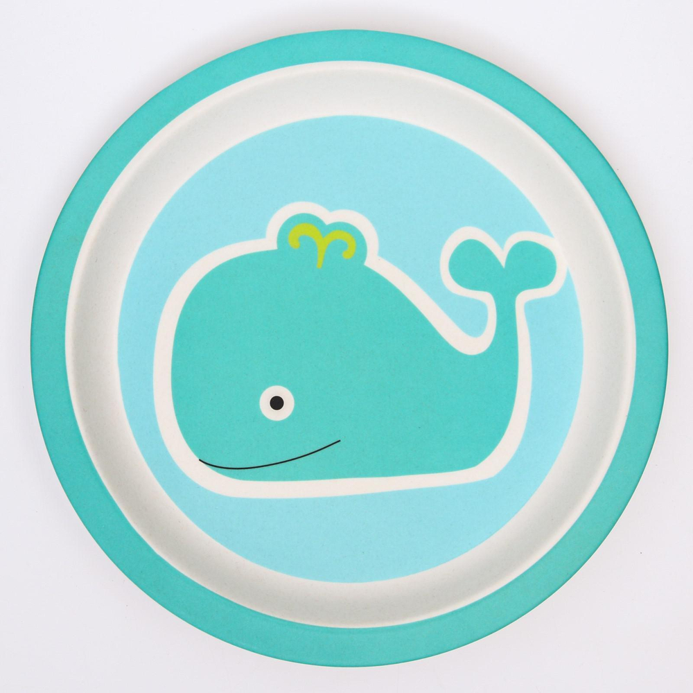 4645239 Тарелка из бамбука, рисунок МИКС