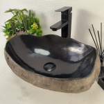 Раковина из речного камня RS-65084 48*33*15 0861
