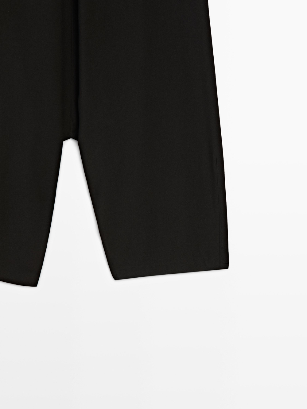 Massimo Dutti Струящиеся брюки, черный