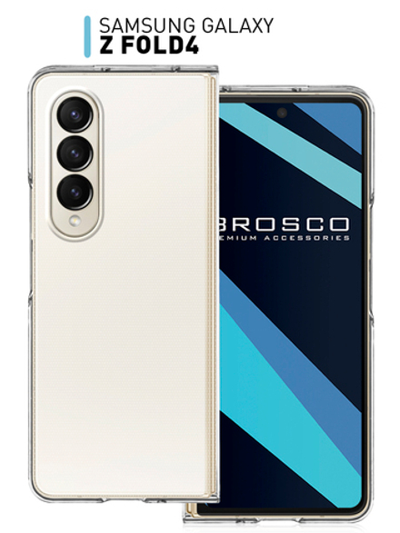 Пластиковый чехол ROSCO для Samsung Galaxy Z Fold4 (арт.SS-ZFOLD4-PC-TRANSPARENT)