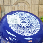 Кастрюля 5,5л коническая "Драгоценная" синяя