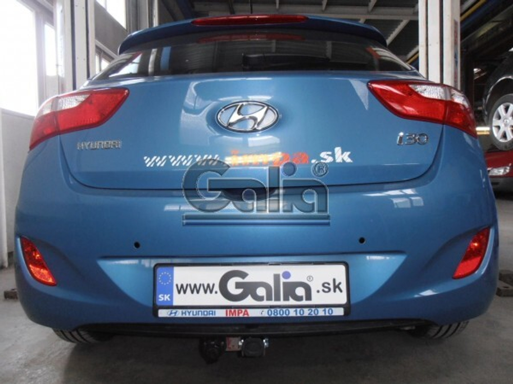 Фаркоп оцинкованный Galia H086C для Hyundai i30 хетчбек 2012-, Kia Ceed хетчбек 2012-(паспорт и сертификат в комплекте)(без электрики)