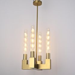 Люстра На Штанге Canelle Pendant Lamp 4 Modern Brass By Imperiumloft
