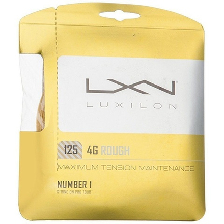 Струны для тенниса LUXILON 4G ROUGH GOLD Бобины 200 м