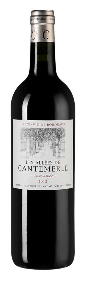 Вино Les Allees de Cantemerle Chateau Cantemerle, 0,75 л.