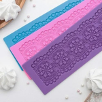 Коврик для айсинга 38,5х8 см "Кружевная полоса"