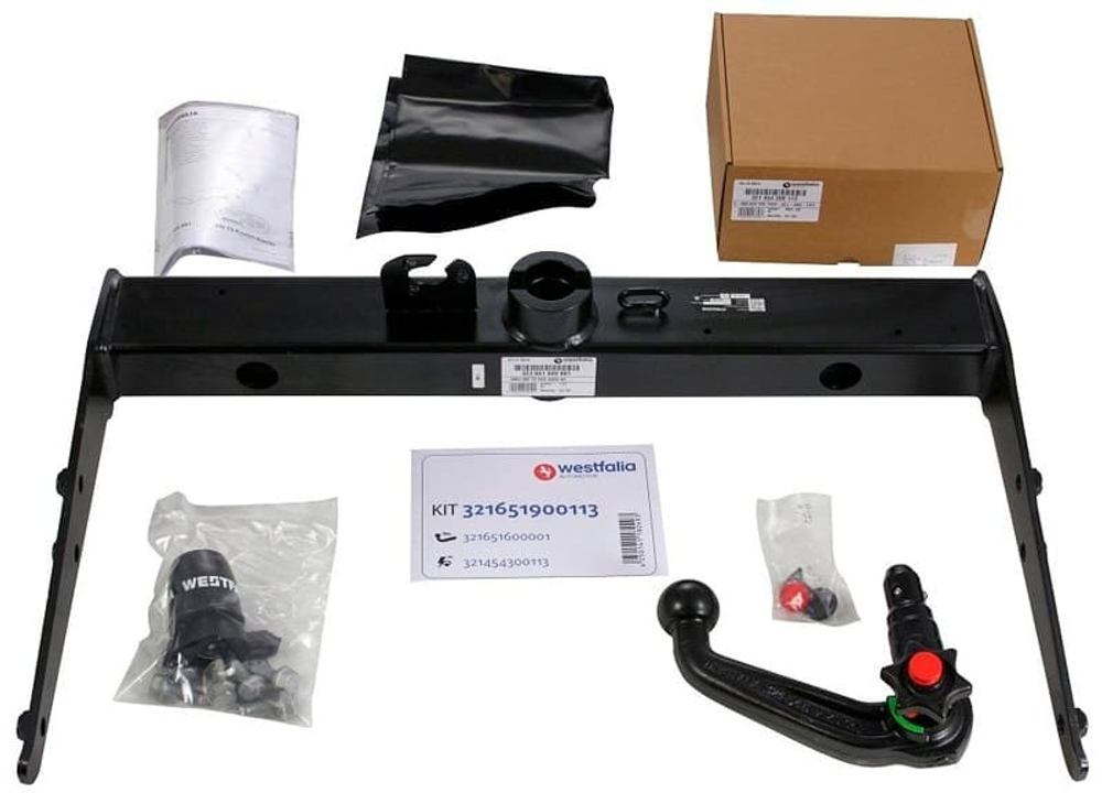 Фаркоп WESTFALIA 321651600001 для VW T5 / T6 03-(паспорт и сертификат в комплекте)(без электрики)