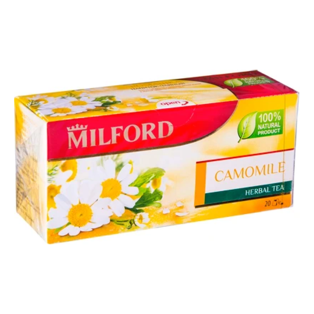 Чай травяной в пакетиках Milford Ромашка, 20 пак