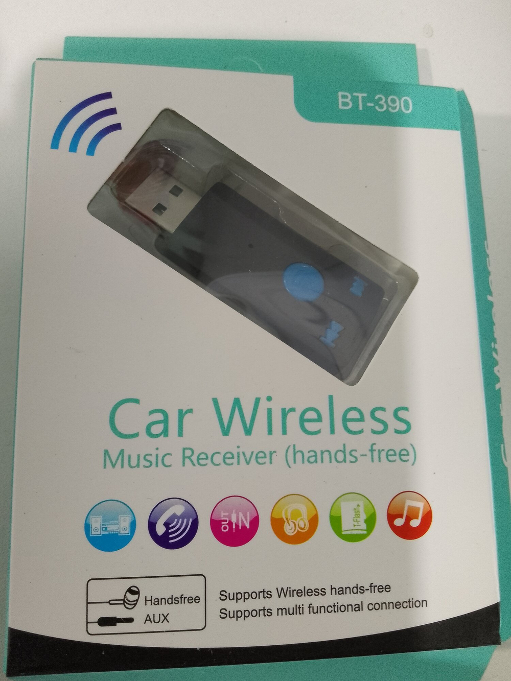 Bluetooth адаптер 3,5мм Орбита OT-PCB02 (ВТ390) автомобильный