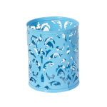 Подставка-стакан для канцтоваров Alingar, металлическая, круглая, узор "Зима", ассорти