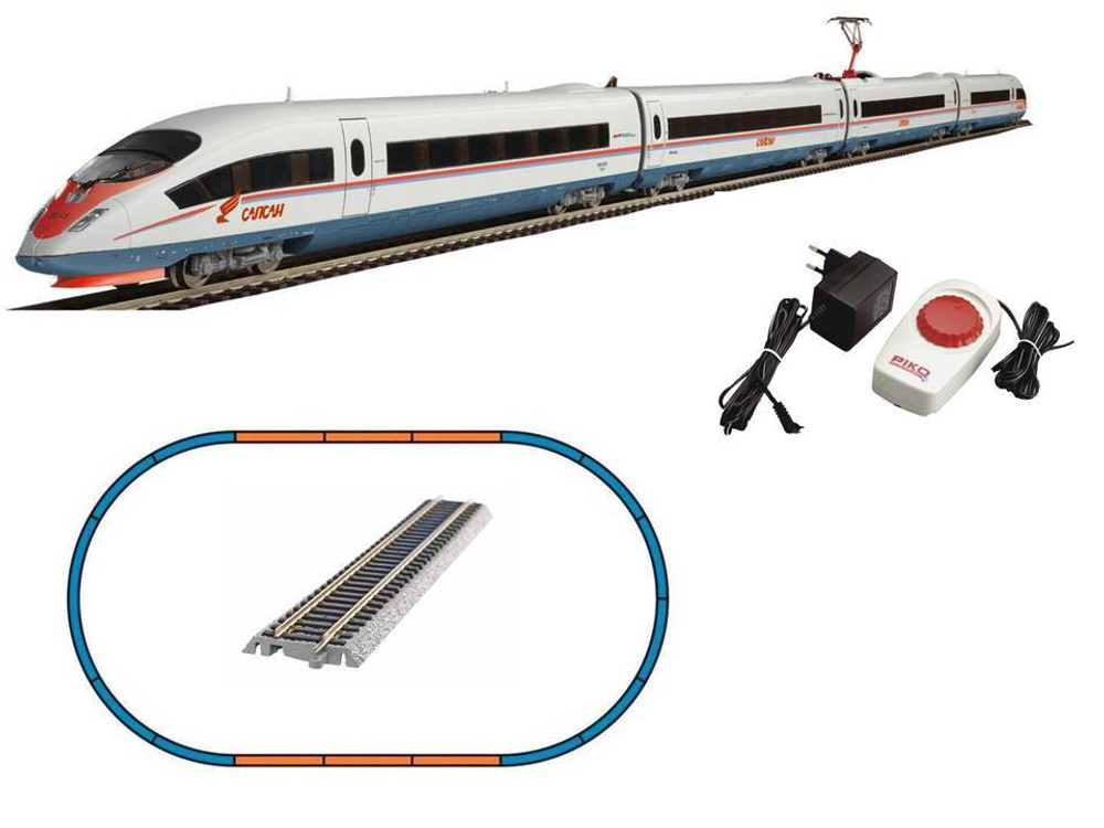 Стартовый набор "Пассажирский поезд Сапсан" (Piko 97927 H0)