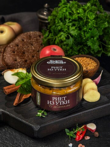 Риет из утки с яблоками 180 г