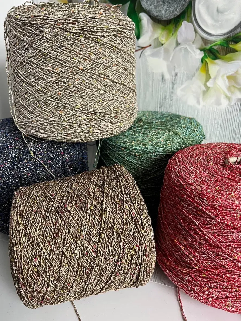 Пряжа для вязания COCODE Cotone коко твид