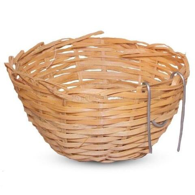 Гнездо для птиц из лозы, d110*70мм, серия NATURAL , Triol