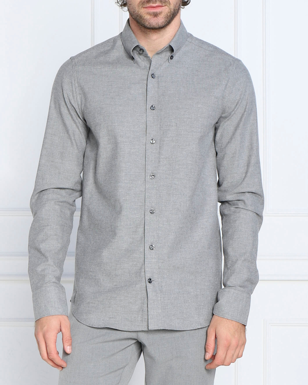 рубашка Oscar Jacobson - серый(12173958)