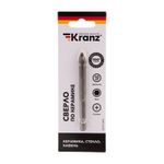 Сверло по стеклу и керамике10 мм, 4 грани, шестигранный хвостовик KRANZ
