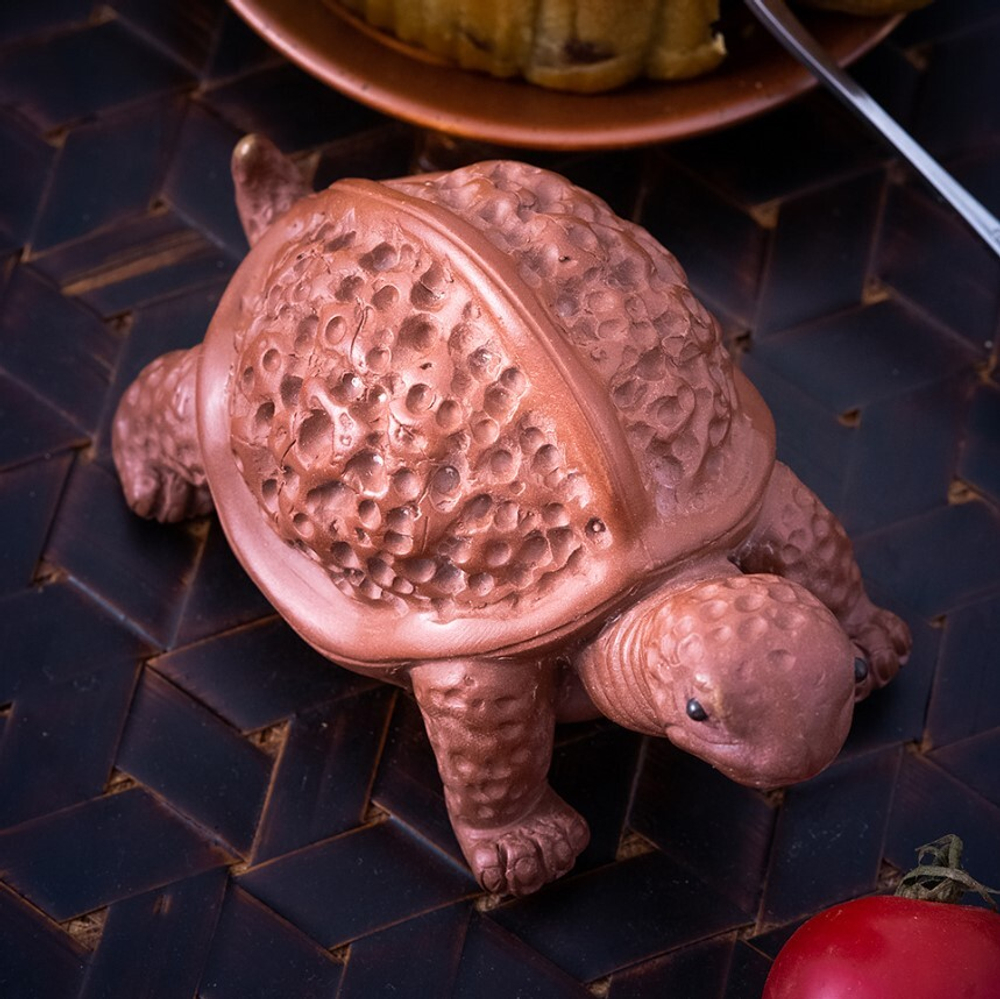 250054 Фигурка "Ореховая черепаха", выс.45, глина